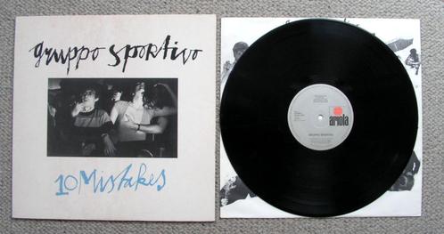 Gruppo Sportivo – 10 Mistakes 10 nrs LP 1977 ZEER MOOI, Cd's en Dvd's, Vinyl | Rock, Zo goed als nieuw, Poprock, 12 inch, Ophalen of Verzenden