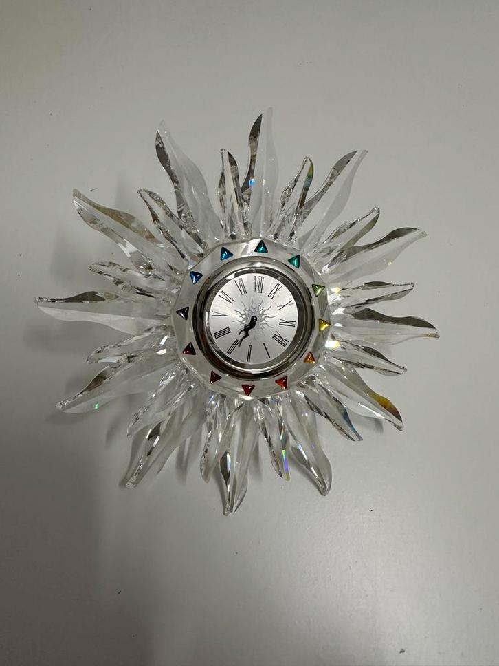 Swarovski Solaris Tafelklok - Nieuwstaat!, Huis en Inrichting, Woonaccessoires | Klokken, Zo goed als nieuw, Wekker of Tafelklok