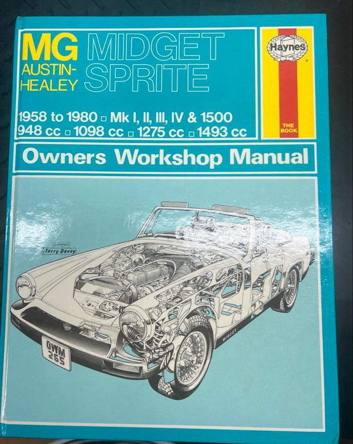 Werkplaatshandboek MG Midget / Austin-Healey Sprite, Boeken, Auto's | Boeken, Gelezen, Ophalen of Verzenden
