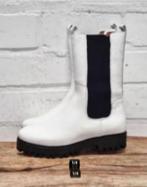 DWARS - Leren biker chelsea boots maat 42 - Nieuw €129 DWRS, Kleding | Dames, Schoenen, DWRS, Wit, Lage of Enkellaarzen, Nieuw