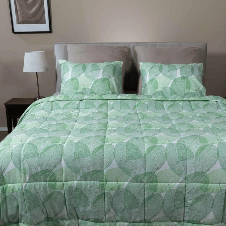 Fresh leaf dekbed wasbaar 4 seizoenen, Huis en Inrichting, Slaapkamer | Beddengoed, Nieuw, Deken of Dekbed, Tweepersoons, Groen