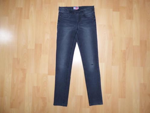 Donkergrijze vintage jegging van Vingino, maat 158 (13), Kinderen en Baby's, Kinderkleding | Maat 158, Gebruikt, Meisje, Broek