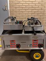 Complete Horeca Set – Dubbele Contactgrill + Antunes Toaster, Ophalen of Verzenden, Gebruikt, RVS Meubilair