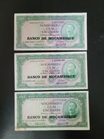 Mozambique 3 x pick 117a setje 1976 OPDRUK, Postzegels en Munten, Bankbiljetten | Afrika, Setje, Ophalen of Verzenden, Overige landen