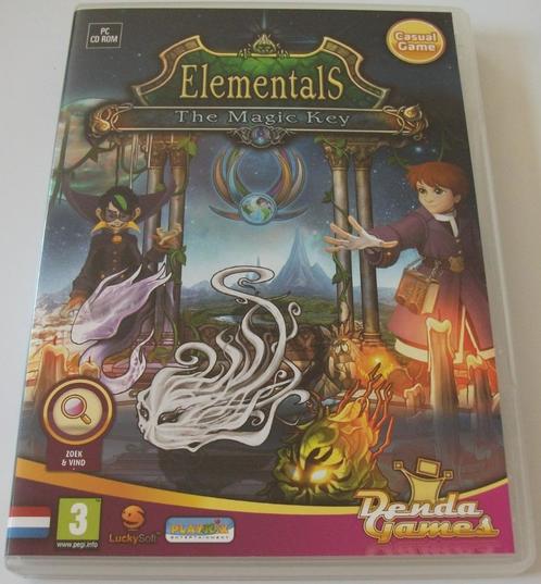 PC Game *** ELEMENTALS *** The Magic Key, Spelcomputers en Games, Games | Pc, Zo goed als nieuw, Puzzel en Educatief, 1 speler