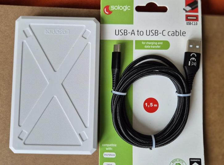 Te Koop ZGAN Externe HDD 640 Gb Compleet met kabel, Computers en Software, Harde schijven, Zo goed als nieuw, Desktop, Extern