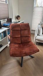 Suede Fauteuil, Ophalen, Zo goed als nieuw, Minder dan 75 cm, 50 tot 75 cm