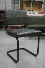 10 x leuke eetkamerstoel NELSON Jess Design leer sledestoel, Ophalen, Gebruikt, Overige kleuren, Metaal