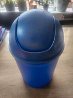 Blauwe Prullenmand - Goede Conditie, Kunststof, Gebruikt, Ophalen of Verzenden, Minder dan 10 liter
