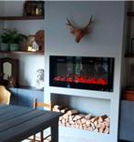 Aflamo de Luxe, TV Haard, inbouw haard, 91.5 cm breed, Huis en Inrichting, Ophalen, Zo goed als nieuw, Inbouwhaard, Elektrische haard