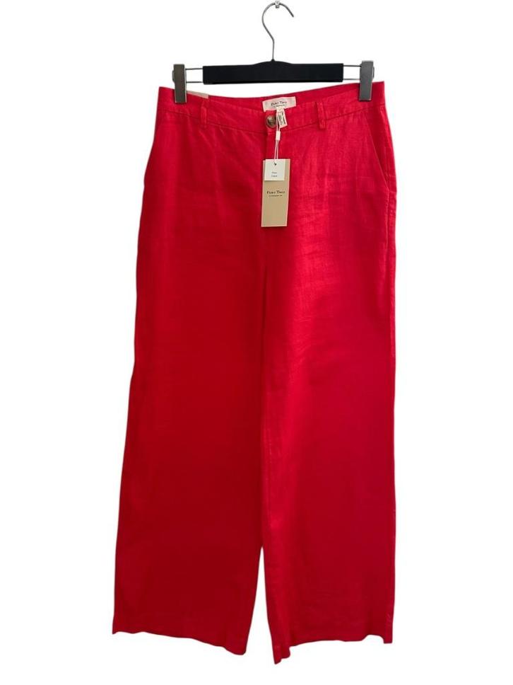 Part Two broek NIEUW S, Kleding | Dames, Broeken en Pantalons, Nieuw, Maat 36 (S), Rood, Lang, Ophalen of Verzenden