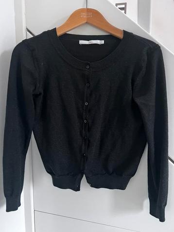 Aaiko zwart vestje met glitters beschikbaar voor biedingen