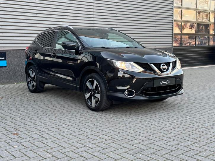 Nissan Qashqai 1.2 Dig-t/VOL OPTIE/PANO/360cam/TREKHAAK/LEER, Auto's, Nissan, Bedrijf, Qashqai, 360° camera, 4x4, ABS, Achteruitrijcamera