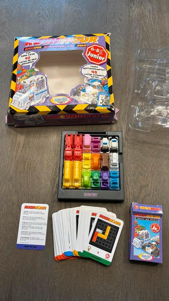 Rush Hour Junior - Smart Game Thinkfun, Kinderen en Baby's, Speelgoed | Kinderpuzzels, Gebruikt, 4 tot 6 jaar, 10 tot 50 stukjes