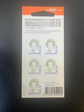 NVPH Vbaa2620, TNT 0,74 euro met kleerhanger hangoog beschikbaar voor biedingen