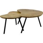 SALONTAFEL SARA HART VORM set van 2, 50 tot 100 cm, 50 tot 75 cm, Nieuw, Overige vormen