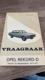 Vraagbaak Opel Rekord D, Ophalen of Verzenden