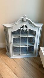 Vitrine wandkastje, Huis en Inrichting, Kasten | Vitrinekasten, Ophalen, Met plank(en), Gebruikt, Vintage