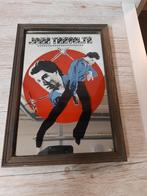 Vintage spiegel John Travolta Saturday Night Fever, Verzamelen, Ophalen of Verzenden, Zo goed als nieuw