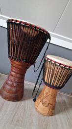 Djembe 2x, Ophalen, Zo goed als nieuw, Trommel