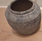 Bloempot, Tuin en Terras, Bloempotten, Rond, Ophalen of Verzenden, Zo goed als nieuw, Aardewerk
