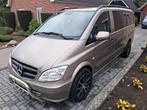 Mercedes-Benz Vito 2.1 CDI 110 Dubbele Cabine 2011, Auto's, Bestelauto's, Achterwielaandrijving, Zwart, 2000 kg, Beige