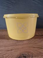 Mooi geel Tupperware bakje met sterdeksel jaren 70, Ophalen of Verzenden, Zo goed als nieuw, Geel
