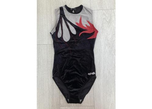 ** ZGAN Agiva Gympakje Turnpakje Velours Turnpak Mt. 164 **, Sport en Fitness, Turnen, Zo goed als nieuw, Turnpak(je), Kindermaat 146 t/m 176