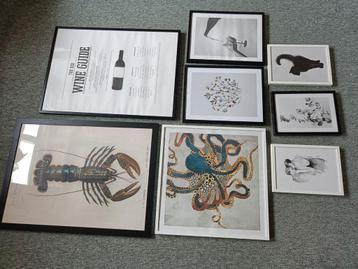 Desenio posters in bijpassende lijsten beschikbaar voor biedingen