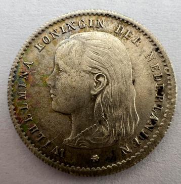 Nederland. Wilhelmina. 10 Cent 1895 z.p. Mint State beschikbaar voor biedingen