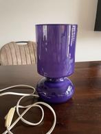 Vintage IKEA LYKTA Paarse Tafellamp, Huis en Inrichting, Lampen | Tafellampen, Ophalen of Verzenden, Zo goed als nieuw, Glas, Minder dan 50 cm