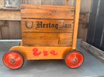 Antiek speelgoed wagentje met Hertog Jan bierkratje, Ophalen of Verzenden
