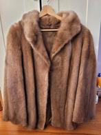Nerts Mink Bontjas Bruin, Maat 38/40 (M), Bruin, Verzenden, Onbekend
