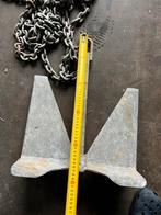 Anker met ketting, Watersport en Boten, Bootonderdelen, Ophalen, Gebruikt, Ankeren en Afmeren, Zeilboot of Motorboot