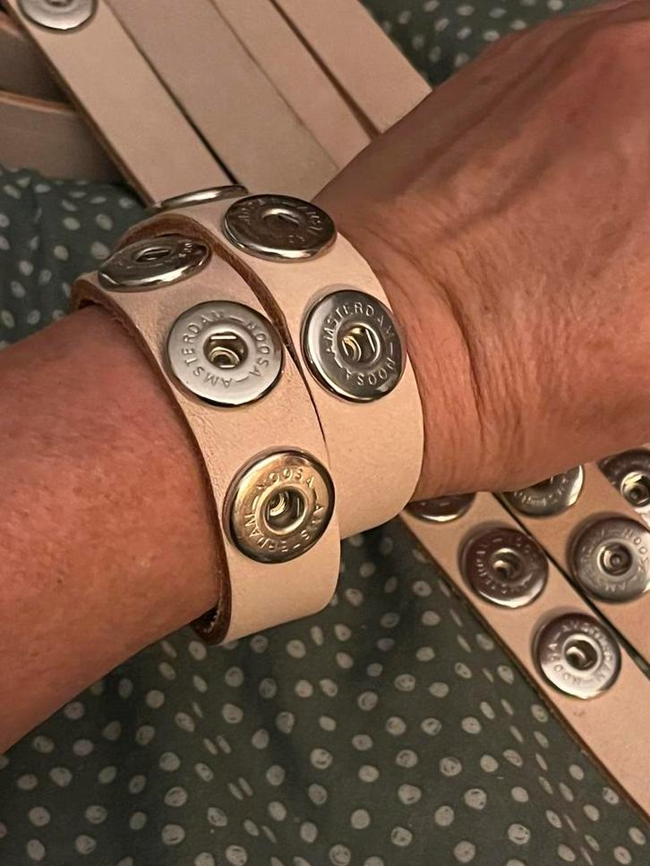 Noosa Amsterdam band S voor 6 chunks nu 12,50, Sieraden, Tassen en Uiterlijk, Bedels, Nieuw, Overige merken, Overige materialen