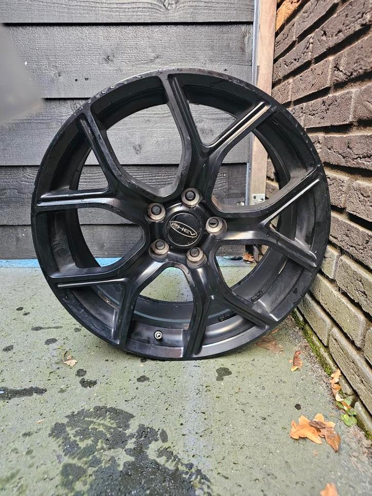 4x Aluminium Velgen Mitsubishi Outlander/ASX, Auto-onderdelen, Banden en Velgen, Velg(en), Personenwagen, Gebruikt, Ophalen of Verzenden