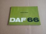 Instructieboekje: DAF 66 (1973), Ophalen