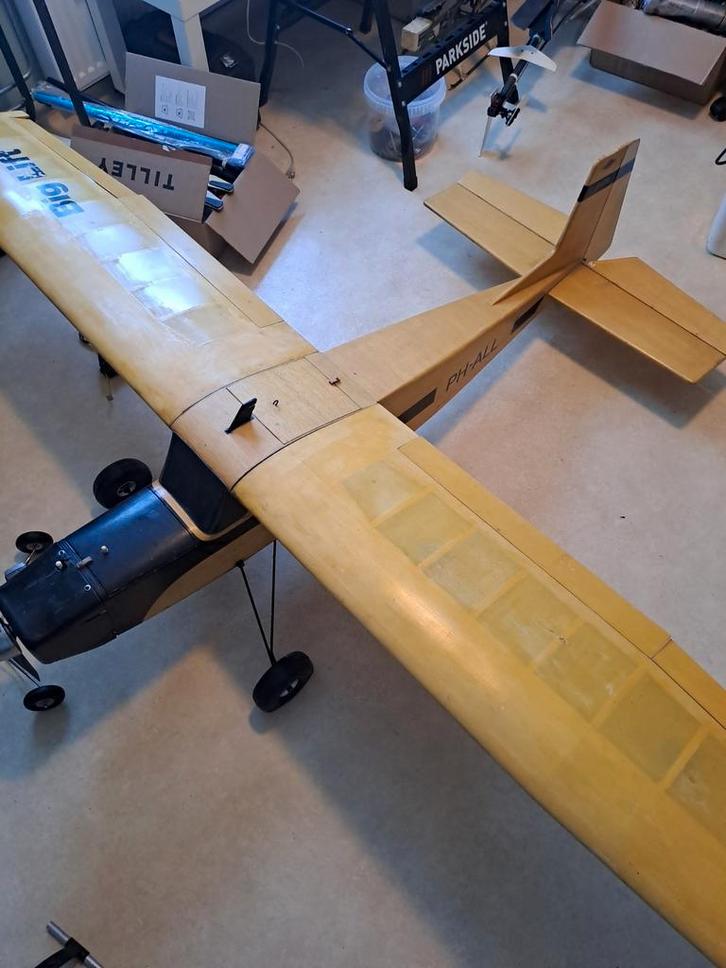Big Lift van multiplex, Hobby en Vrije tijd, Modelbouw | Radiografisch | Vliegtuigen, Gebruikt, Nitro, Ophalen