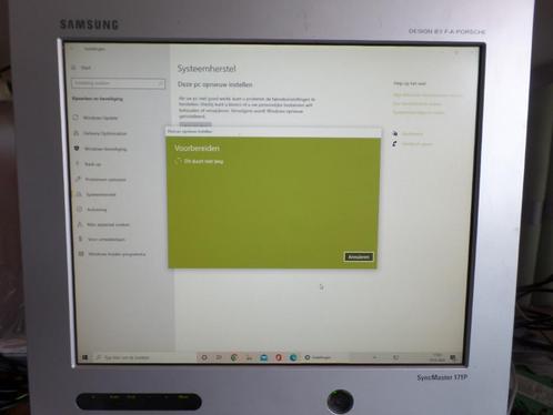 PC, ASUS E45M1-M-PR), (#7947), monitor, keyboard en muis, Computers en Software, Desktop Pc's, Gebruikt, 2 tot 3 Ghz, HDD, 4 GB