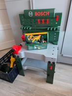 Klein Bosch Werkbank met veel toebehoren klussen speelgoed, Kinderen en Baby's, Speelgoed | Overig, Ophalen, Zo goed als nieuw