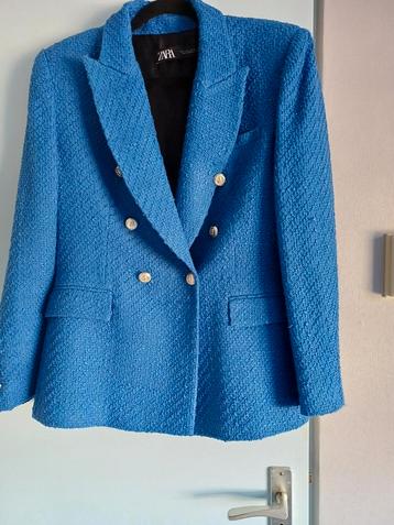 Zara jasje konings blauw maat 38/40 beschikbaar voor biedingen