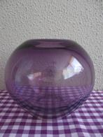 Vintage Bolvaas / Vaas Retro Paars Glas, Ophalen of Verzenden, Huis en Inrichting