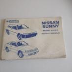 Handleiding instructieboekje Nissan Sunny model N13-B12 1986, Ophalen of Verzenden