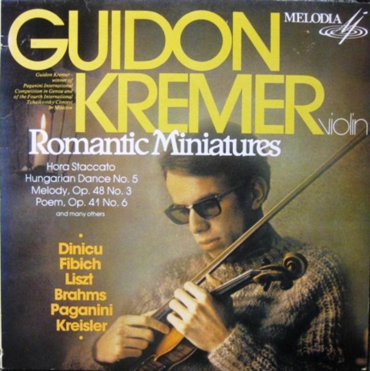 Guidon Kremer  – Romantic Miniatures, Cd's en Dvd's, Vinyl | Klassiek, Zo goed als nieuw, Classicisme, Kamermuziek, 12 inch, Ophalen of Verzenden