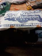 Super mooi groot emaile bord 60x40cm  Ford tractor Ferguson, Verzamelen, Ophalen of Verzenden, Reclamebord