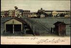Curacao, Kon. Emma brug met zicht op Willemstad, gel. 1902, Verzenden, Voor 1920, Gelopen