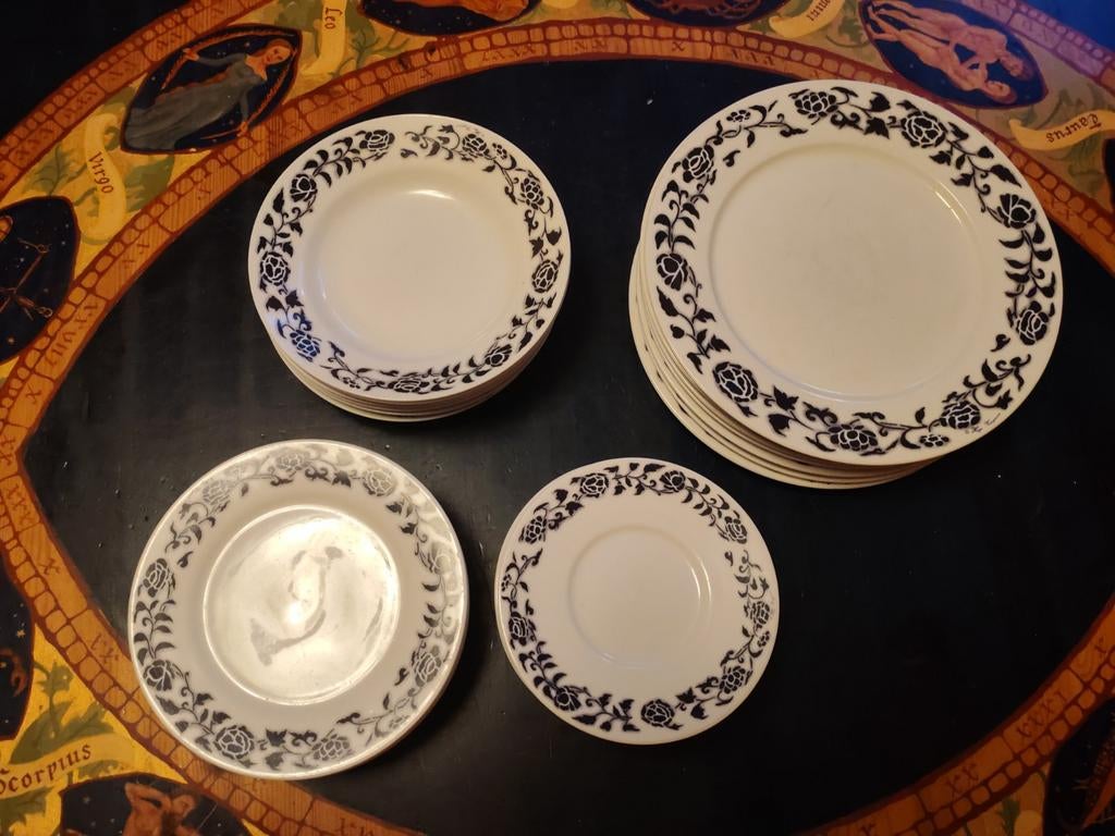 Hugo Kaagman HEMA Servies, Gebruikt, Ophalen of Verzenden, Overige stijlen, Porselein