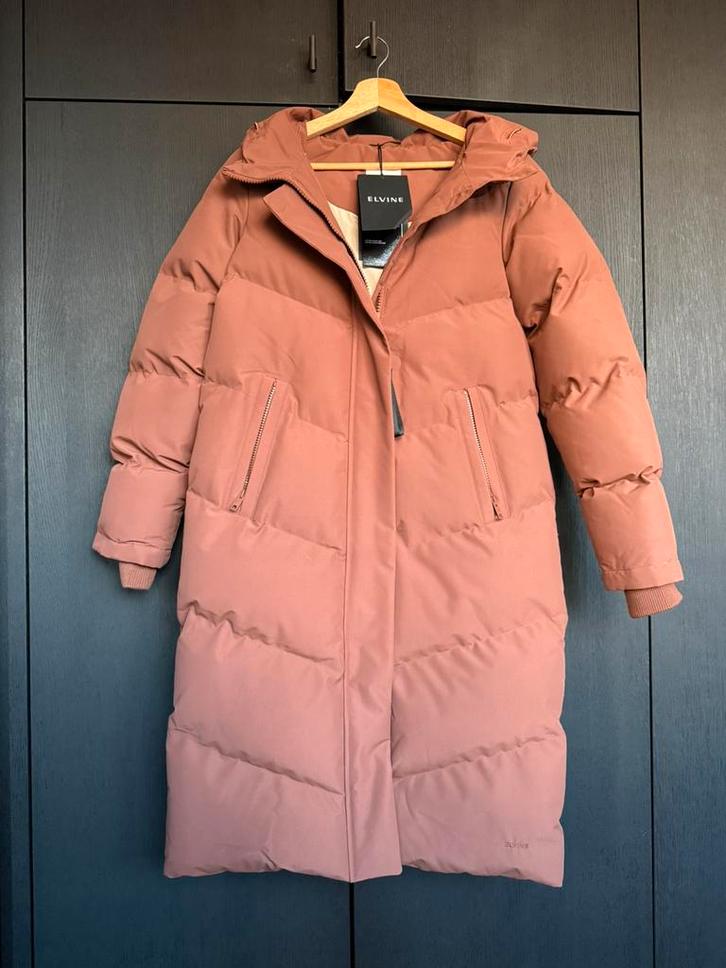 Elvine dames parka nalani - Cinnamon - Nieuw!!!, Kleding | Dames, Jassen | Winter, Nieuw, Maat 34 (XS) of kleiner, Bruin, Ophalen of Verzenden