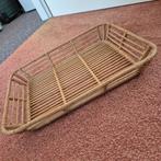 Rieten Rechthoekige Mand/Schaal dienblad, Mand, Ophalen of Verzenden, Zo goed als nieuw, Riet