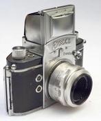 Exa-1 met Tessar 50mm f2.8, Ophalen of Verzenden, Spiegelreflex, Overige Merken